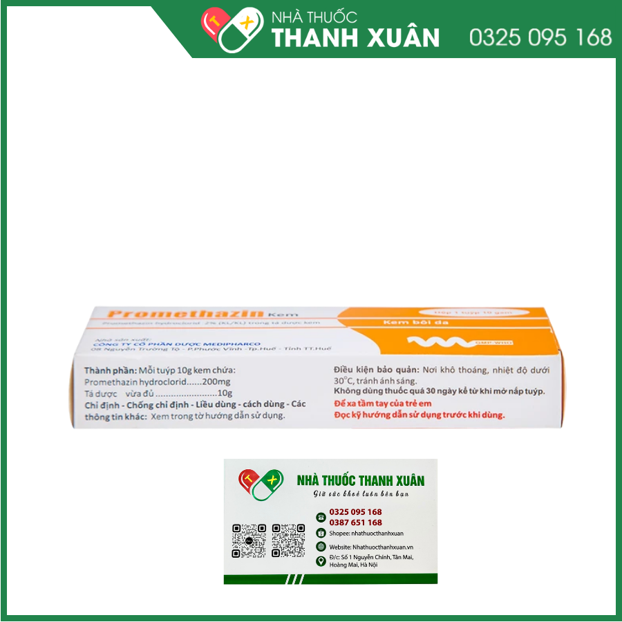 Promethazin Cream điều trị các chứng ngứa, kích ứng ngoài da
